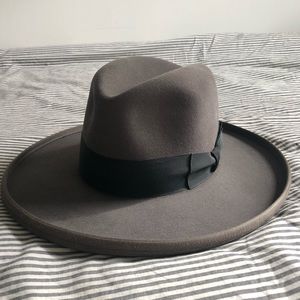 Will Leather Goods Grey Felt Hat